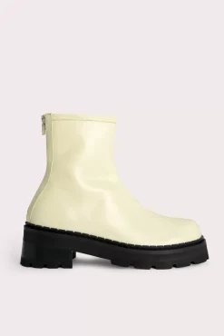 Alister Ivory Soft Semi Patent Leather