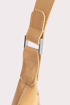 Amber Biscuit Semi Patent Leather