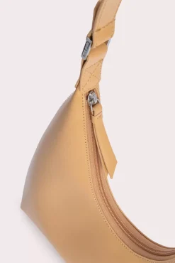 Amber Biscuit Semi Patent Leather