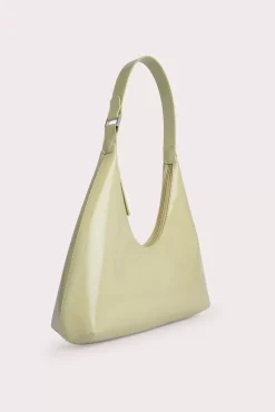 Amber Olive Semi Patent Leather