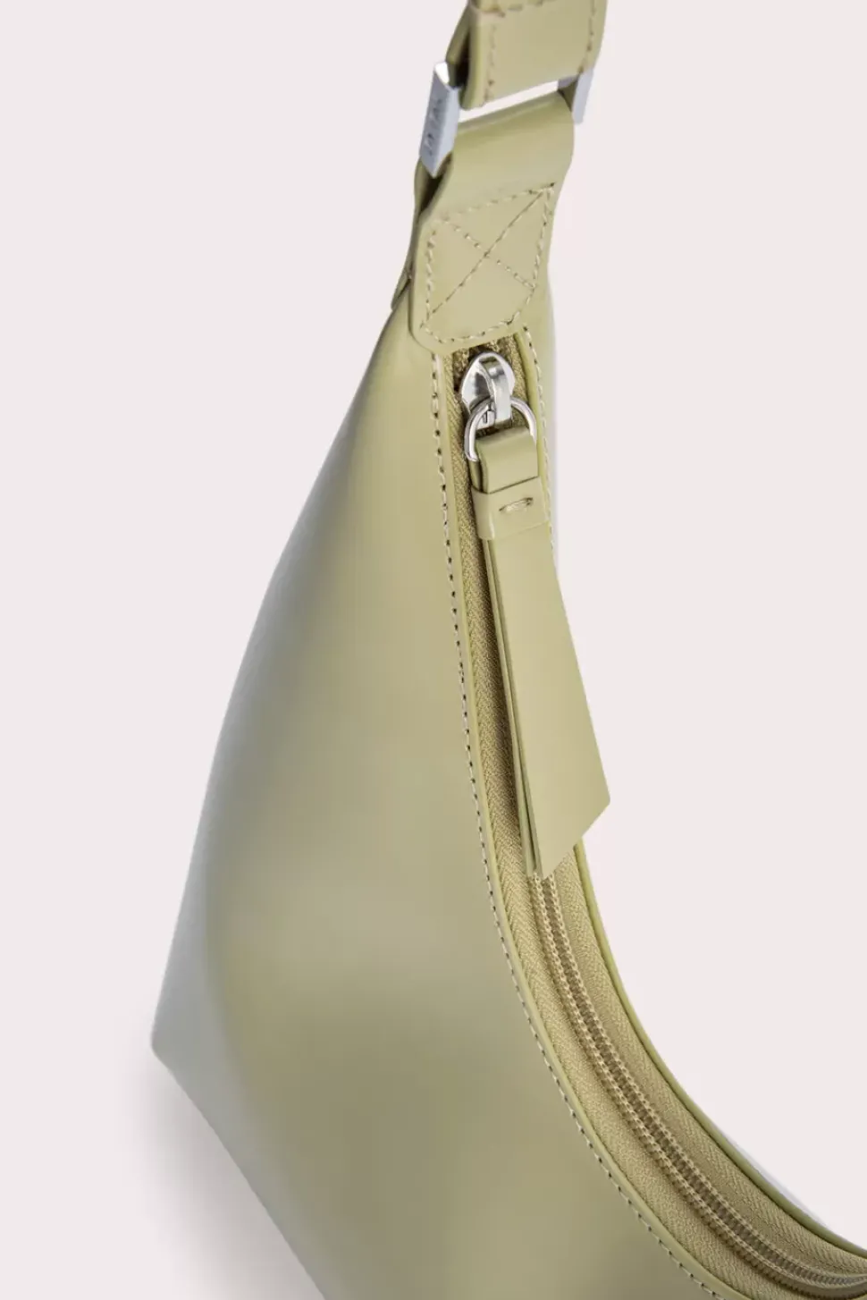 Amber Olive Semi Patent Leather
