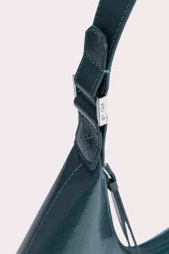 Amber Petrol Semi Patent Leather