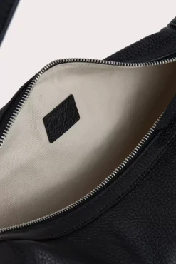 Amira Black Flat Grain Leather