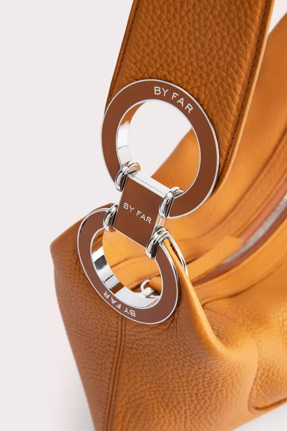 Amira Caramel Flat Grain Leather