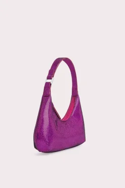 Baby Amber Fuchsia Disco Dot Leather