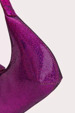Baby Amber Fuchsia Disco Dot Leather