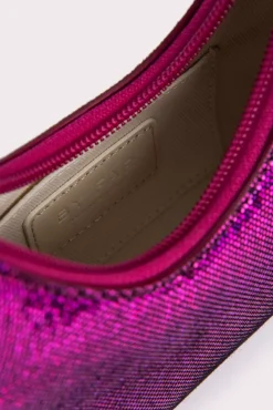Baby Amber Fuchsia Disco Dot Leather