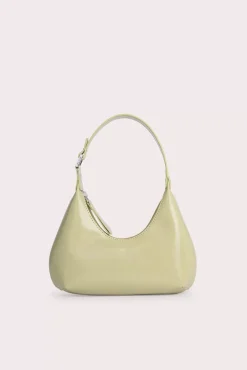 Baby Amber Olive Semi Patent Leather