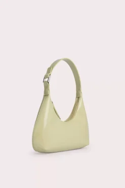 Baby Amber Olive Semi Patent Leather