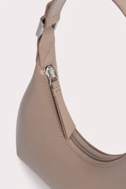 Baby Amber Taupe Semi Patent Leather