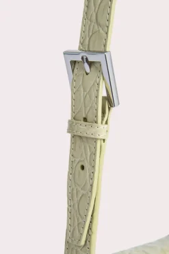 Baby Billy Olive Croco And Semi Patent Leather