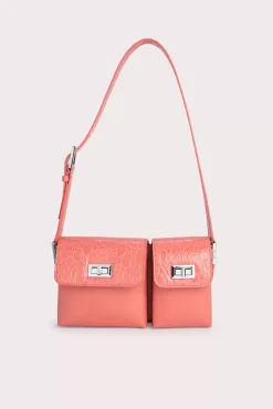 Baby Billy Salmon Croco And Semi Patent Leather