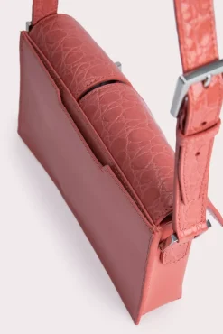 Baby Billy Salmon Croco And Semi Patent Leather