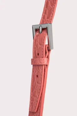 Baby Billy Salmon Croco And Semi Patent Leather