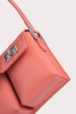 Baby Billy Salmon Croco And Semi Patent Leather