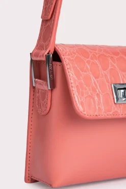 Baby Billy Salmon Croco And Semi Patent Leather