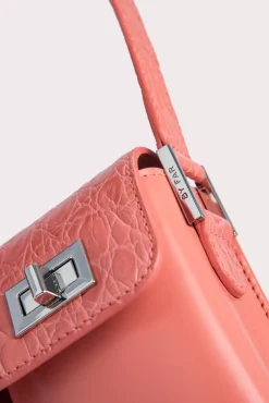 Baby Billy Salmon Croco And Semi Patent Leather