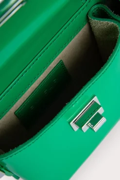 Baby Billy Super Green Croco And Semi Patent Leather