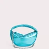 Baby Cush Aquamarine Metallic Leather