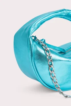 Baby Cush Aquamarine Metallic Leather
