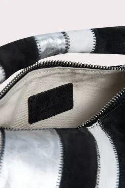 Baby Cush Black Patchwork Leather