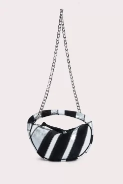 Baby Cush Black Patchwork Leather