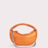 Baby Cush Burnt Orange Jeans Lame Leather