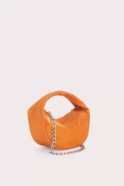 Baby Cush Burnt Orange Jeans Lame Leather