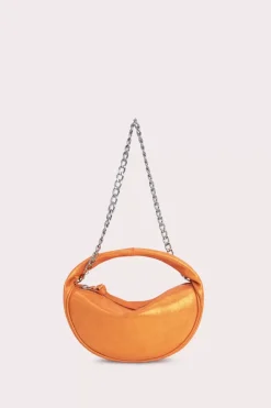 Baby Cush Burnt Orange Jeans Lame Leather