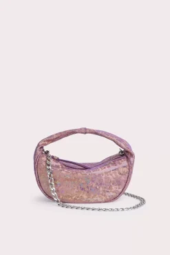 Baby Cush Disco Violet Hologram Leather
