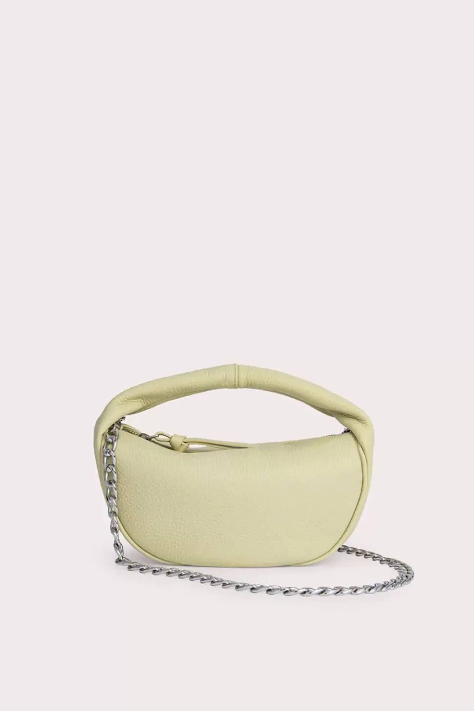 Baby Cush Olive Flat Grain Leather