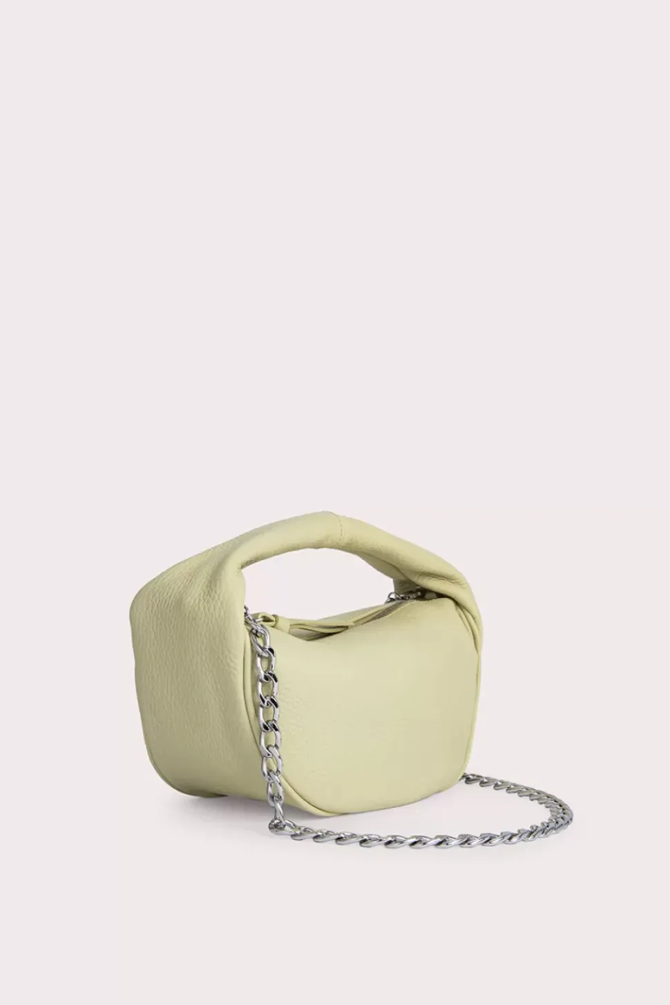 Baby Cush Olive Flat Grain Leather