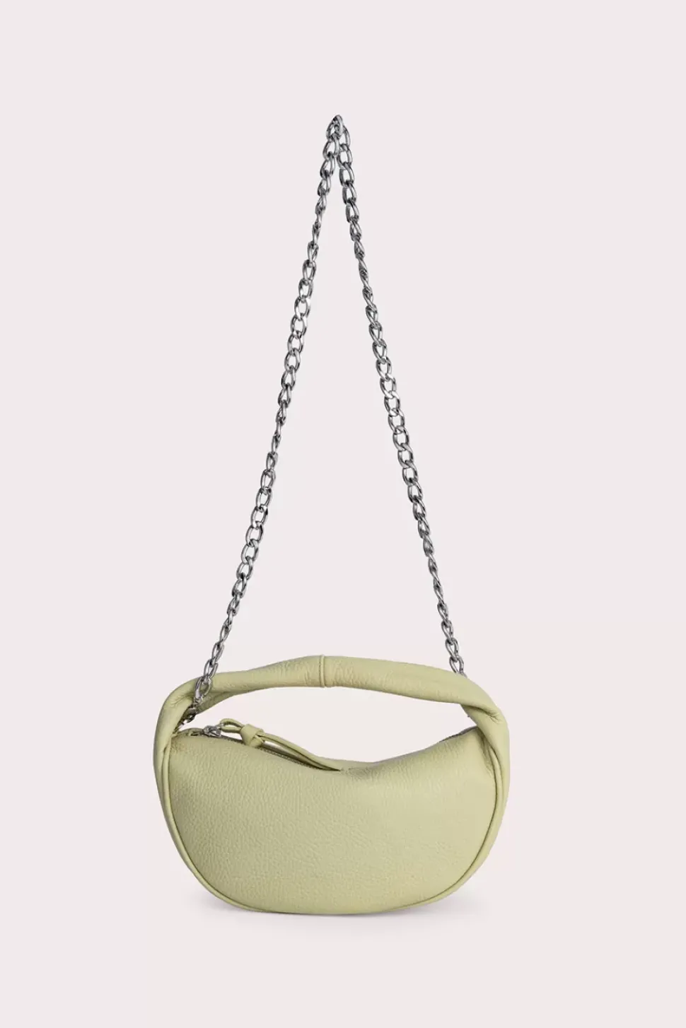 Baby Cush Olive Flat Grain Leather