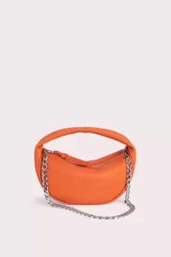 Baby Cush Papaya Flat Grain Leather