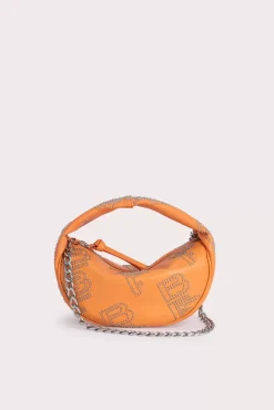 Baby Cush Tangerine Stud Leather