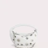 Baby Cush White Small Grain Calf Leather And Eyelets