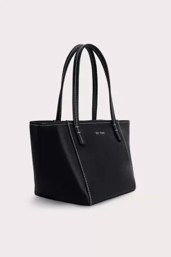 Bar Tote Black Box Calf Leather