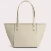 Bar Tote Cream Box Calf Leather
