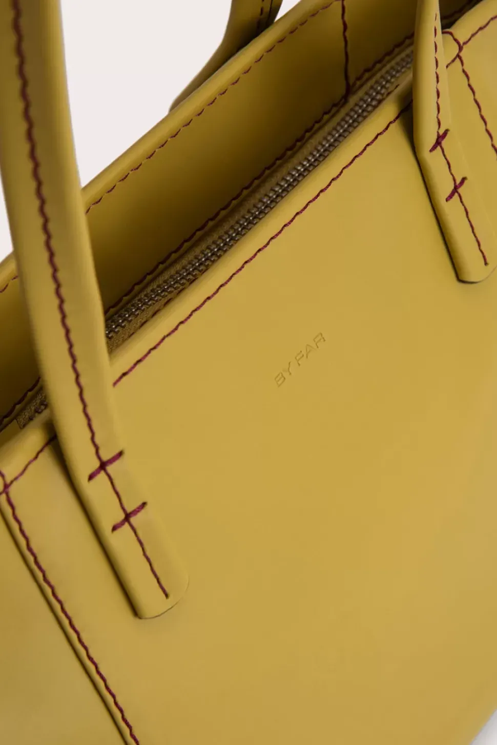 Bar Tote Pear Box Calf Leather