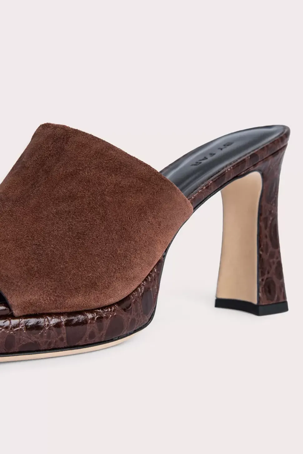 Beliz Sequoia Croco And Suede Leather