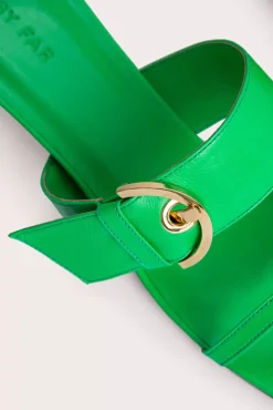 Bettina Super Green Gloss Leather