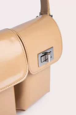 Billy Cream Semi Patent Leather