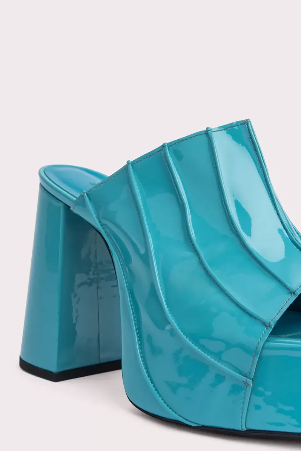 Brad Aquamarine Patent Leather