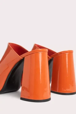 Brad Burnt Orange Patent Leather