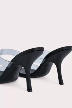 Clara Black Gloss Leather