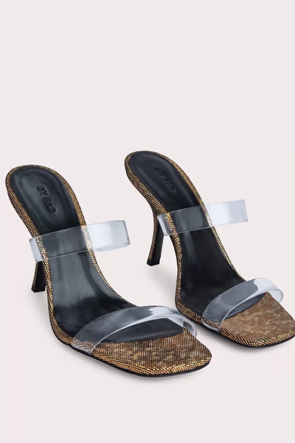 Clara Disco Bronze Hologram Leather