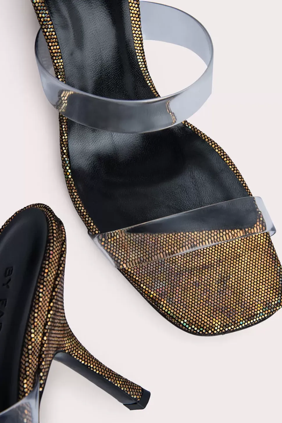 Clara Disco Bronze Hologram Leather