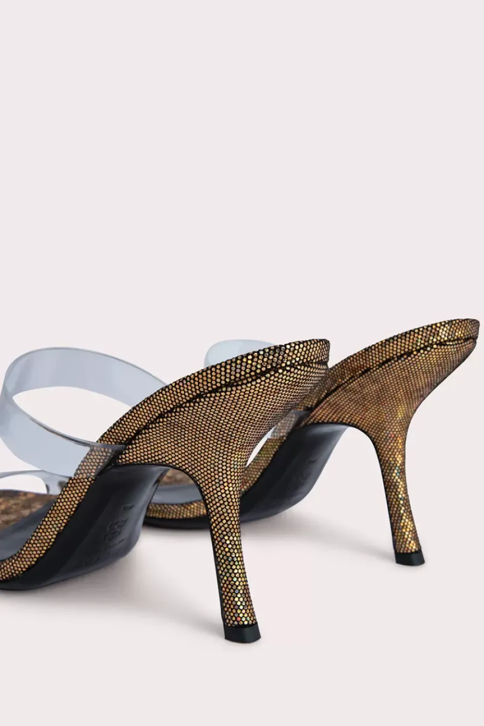 Clara Disco Bronze Hologram Leather