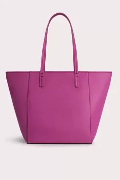 Club Tote Fuchsia Box Calf Leather
