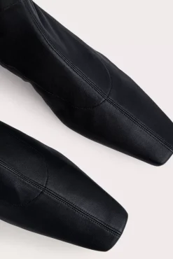 Colette Black Stretch Leather